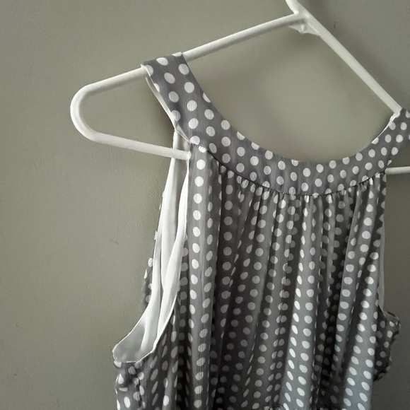 EUC TOMMY HILFIGER Lined Polka Dress - Belt Missing ! - Picture 4 of 10